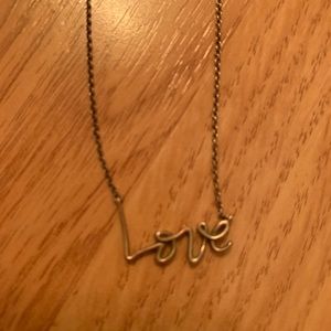 Tiffany LOVE necklace